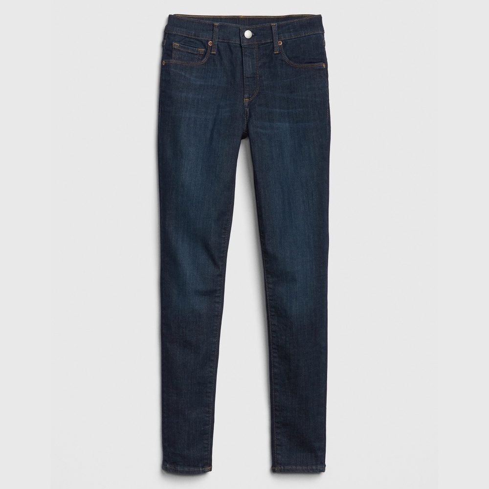 Gap 1969 Always Skinny Dark Blue Jeans, 27r